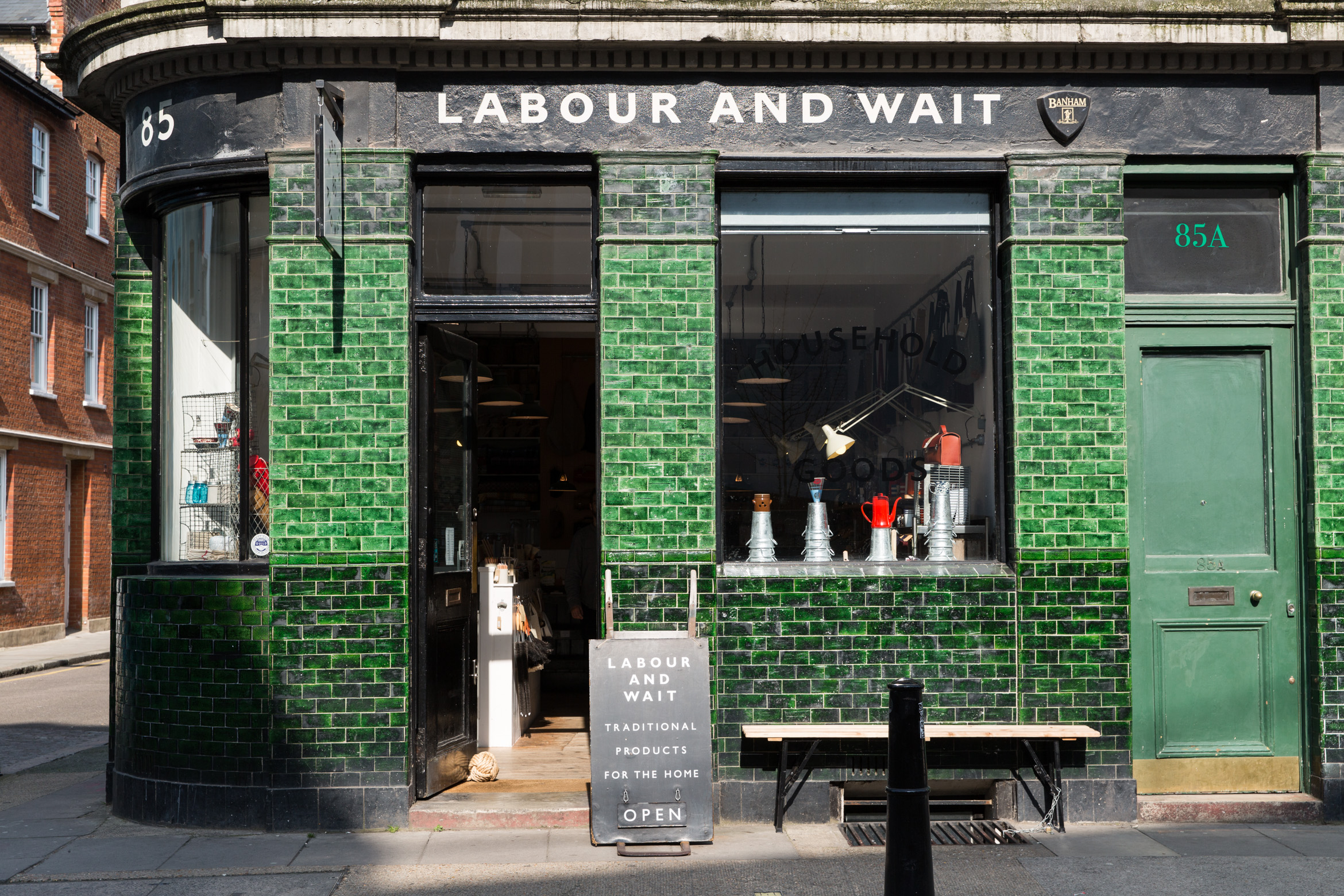 Labour and Wait general store in London